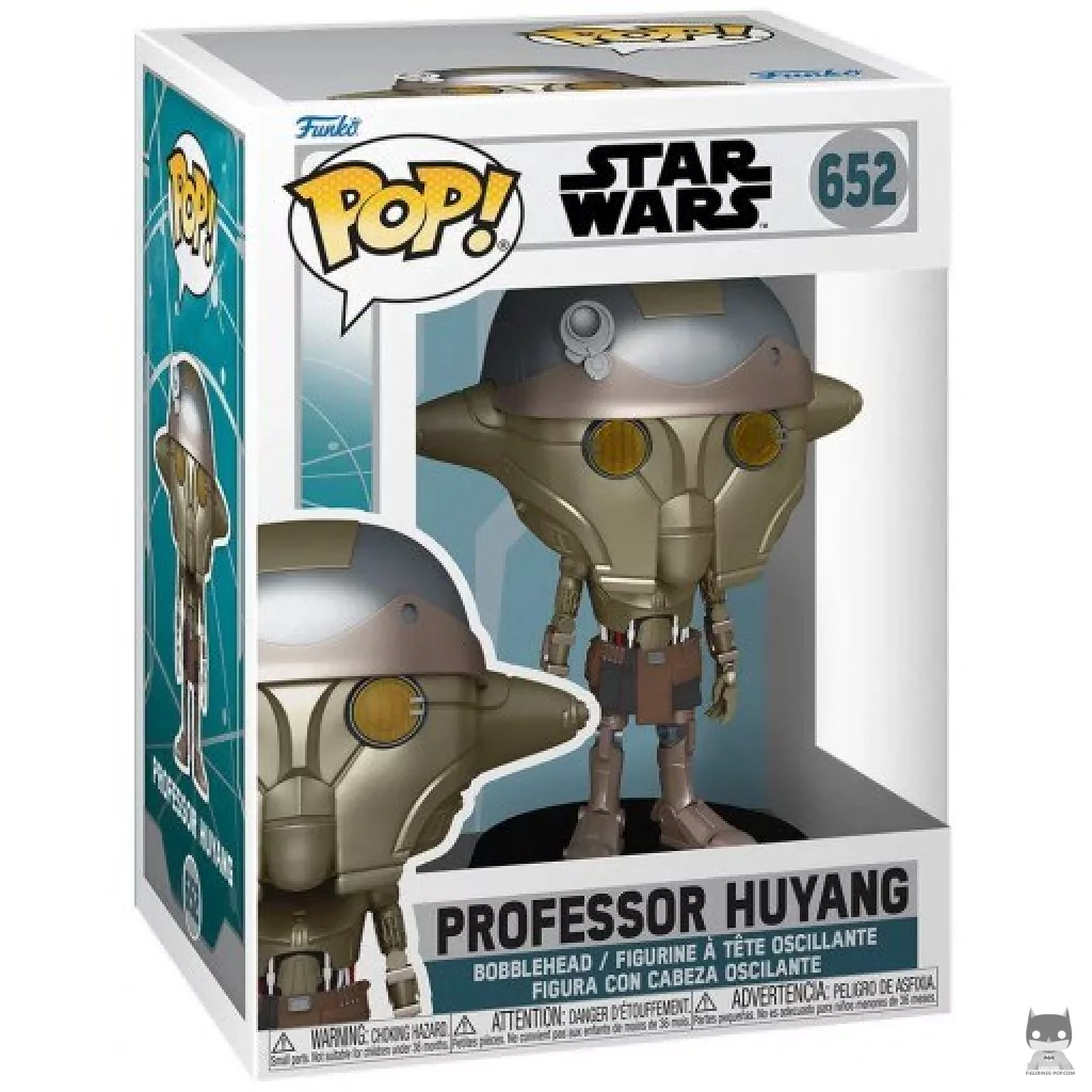 Figura Funko Pop! Profesor Huyang en su caja