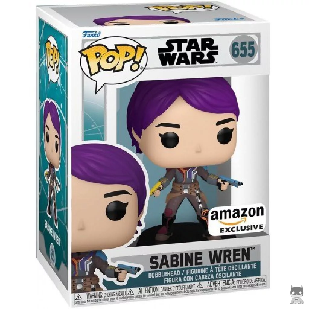 Figura Funko Pop! Sabine Wren en su caja