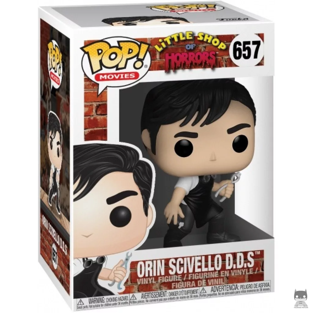Figura Funko Pop! Orin Scrivello D.D.S. en su caja