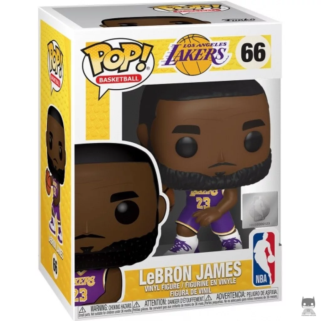 Figura Funko Pop! LeBron James en su caja