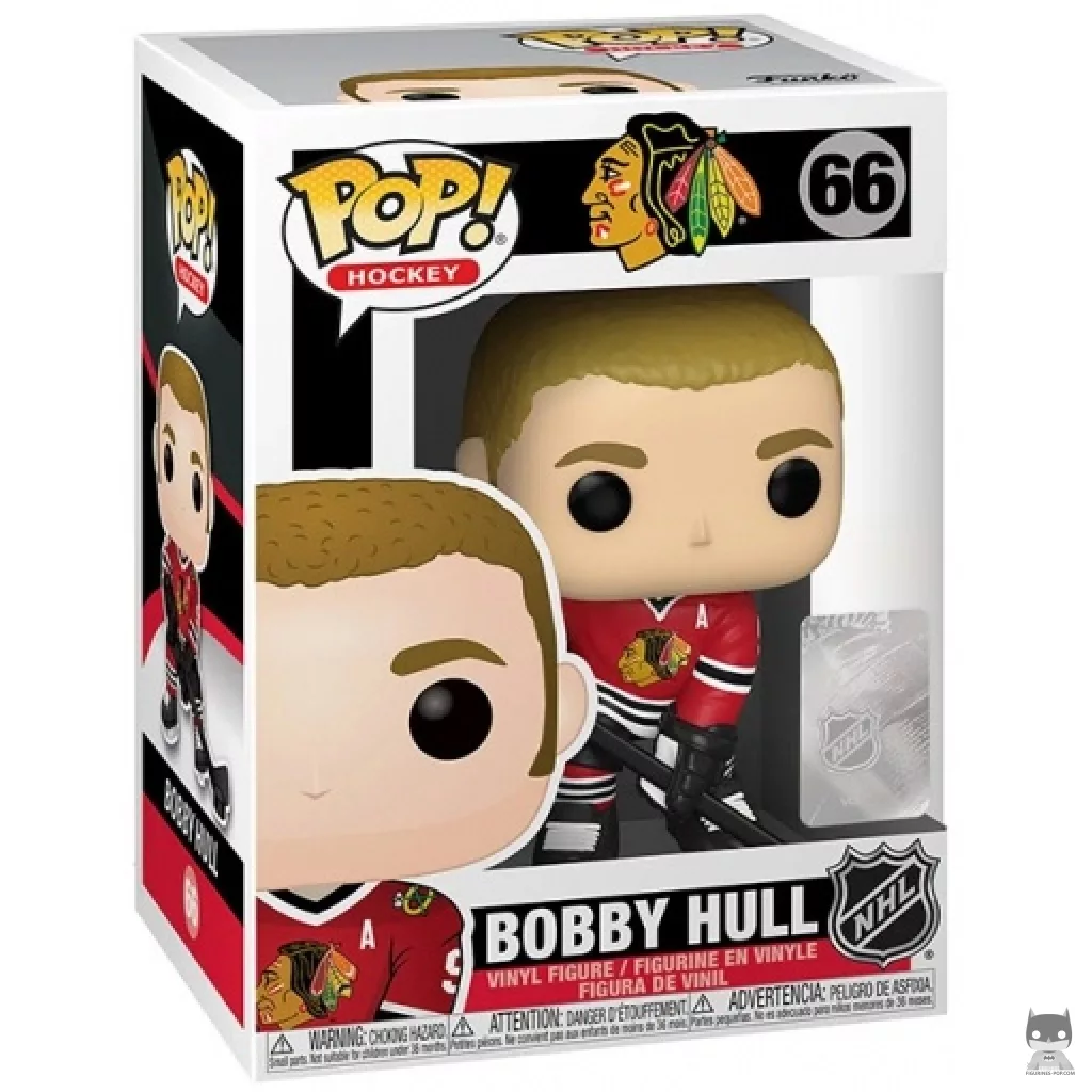 Figura Funko Pop! Bobby Hull en su caja