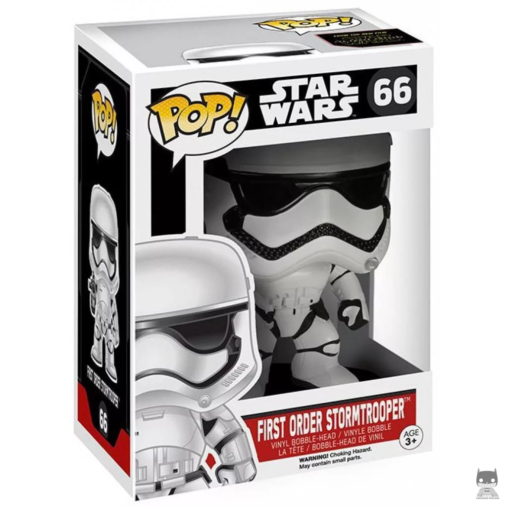 Figura Funko Pop! Stormtrooper de la Primera Orden en su caja