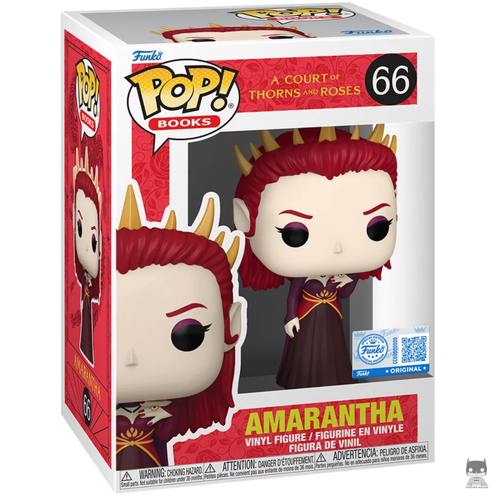 Figura Funko Pop! Amarantha en su caja