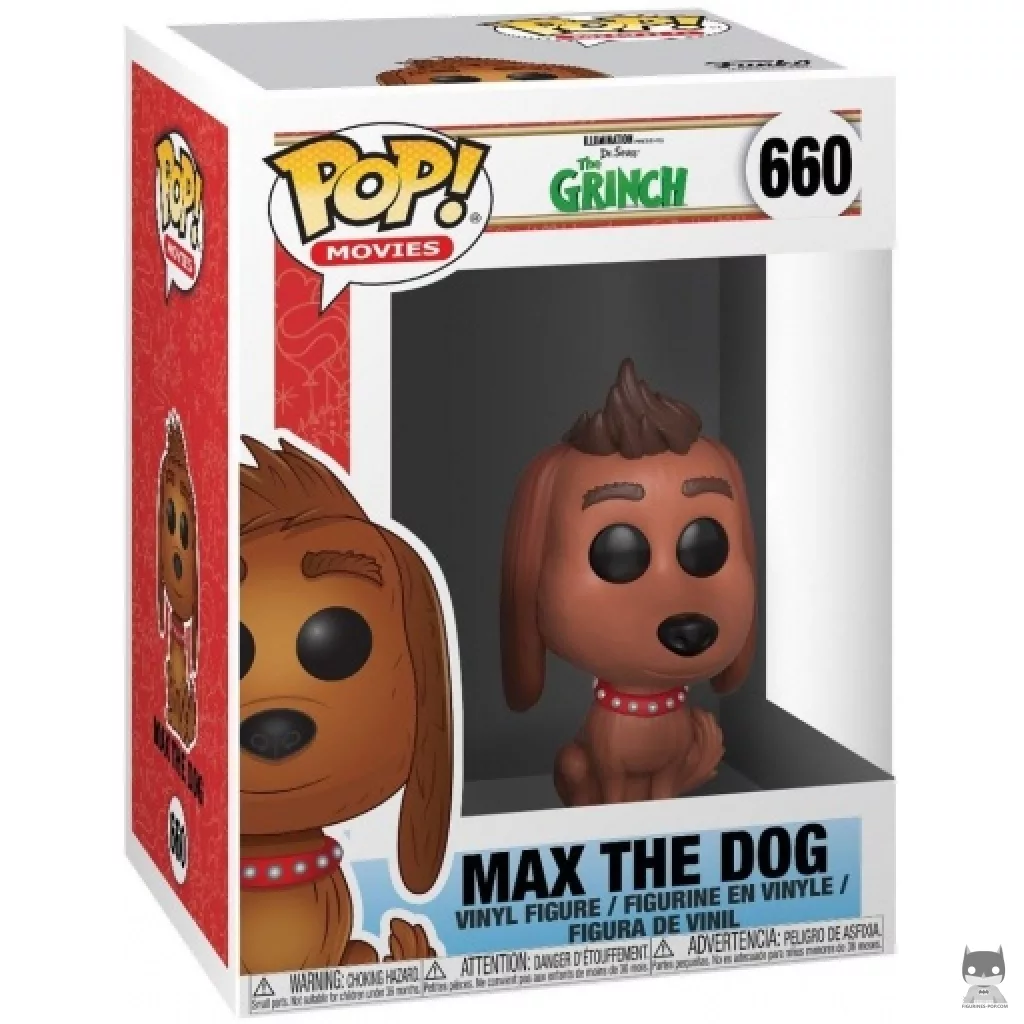 Figura Funko Pop! Max el perro en su caja