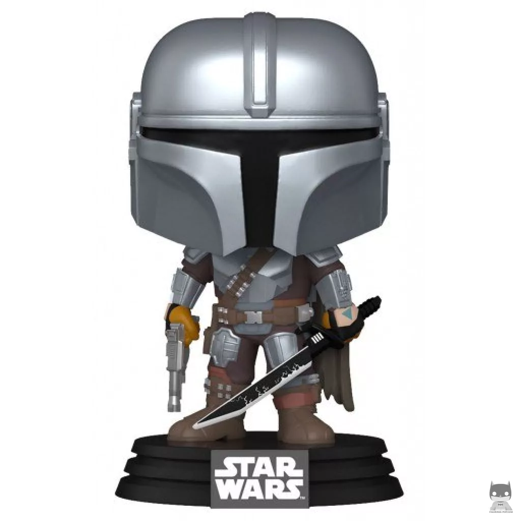 Figura Funko Pop! Mandaloriano con el Sable Oscuro (The Mandalorian (Star Wars))