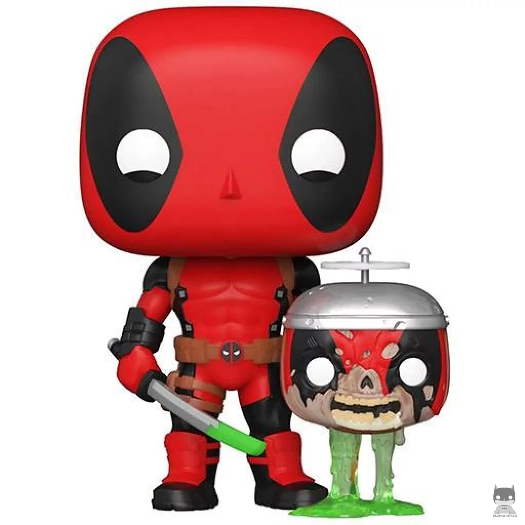 Figura Funko Pop! Deadpool con Headpool (Marvel Zombies)