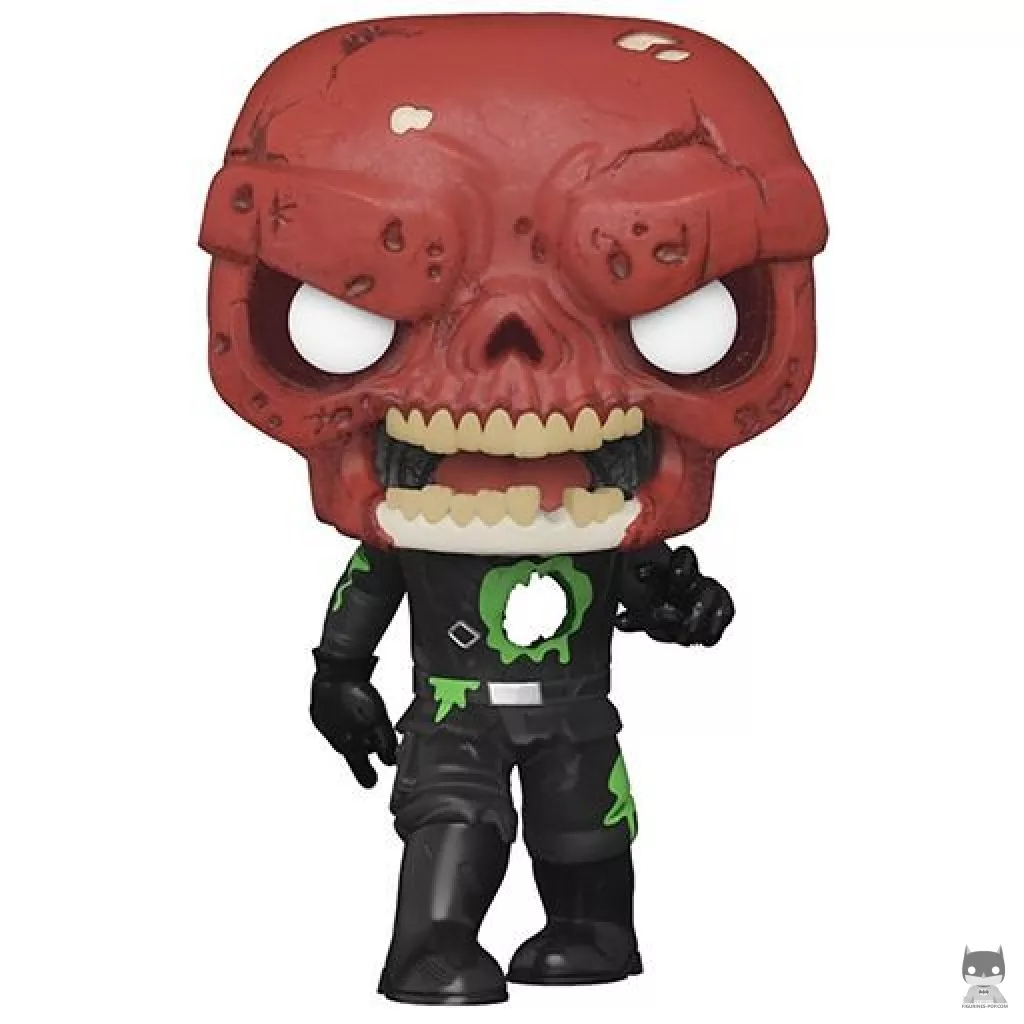 Figura Funko Pop! Cráneo Rojo zombi (Marvel Zombies)