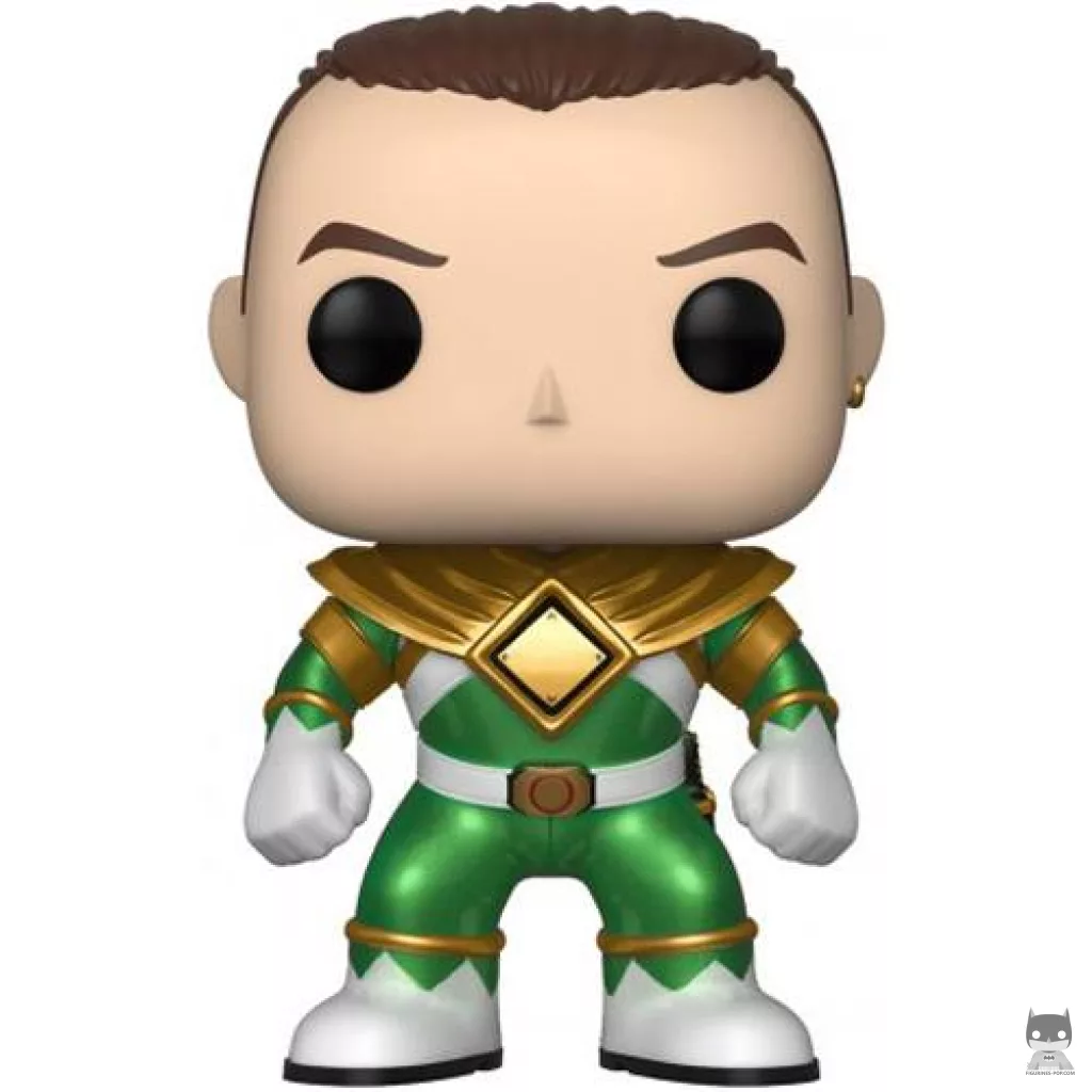 Figura Funko Pop! Tommy Ranger Verde (sin casco) (Metalizado) (Power Rangers)