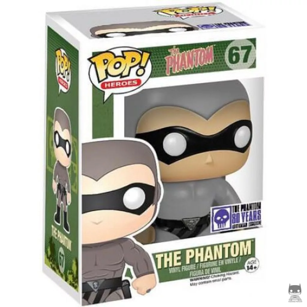 Figura Funko Pop! The Phantom (Gris) en su caja