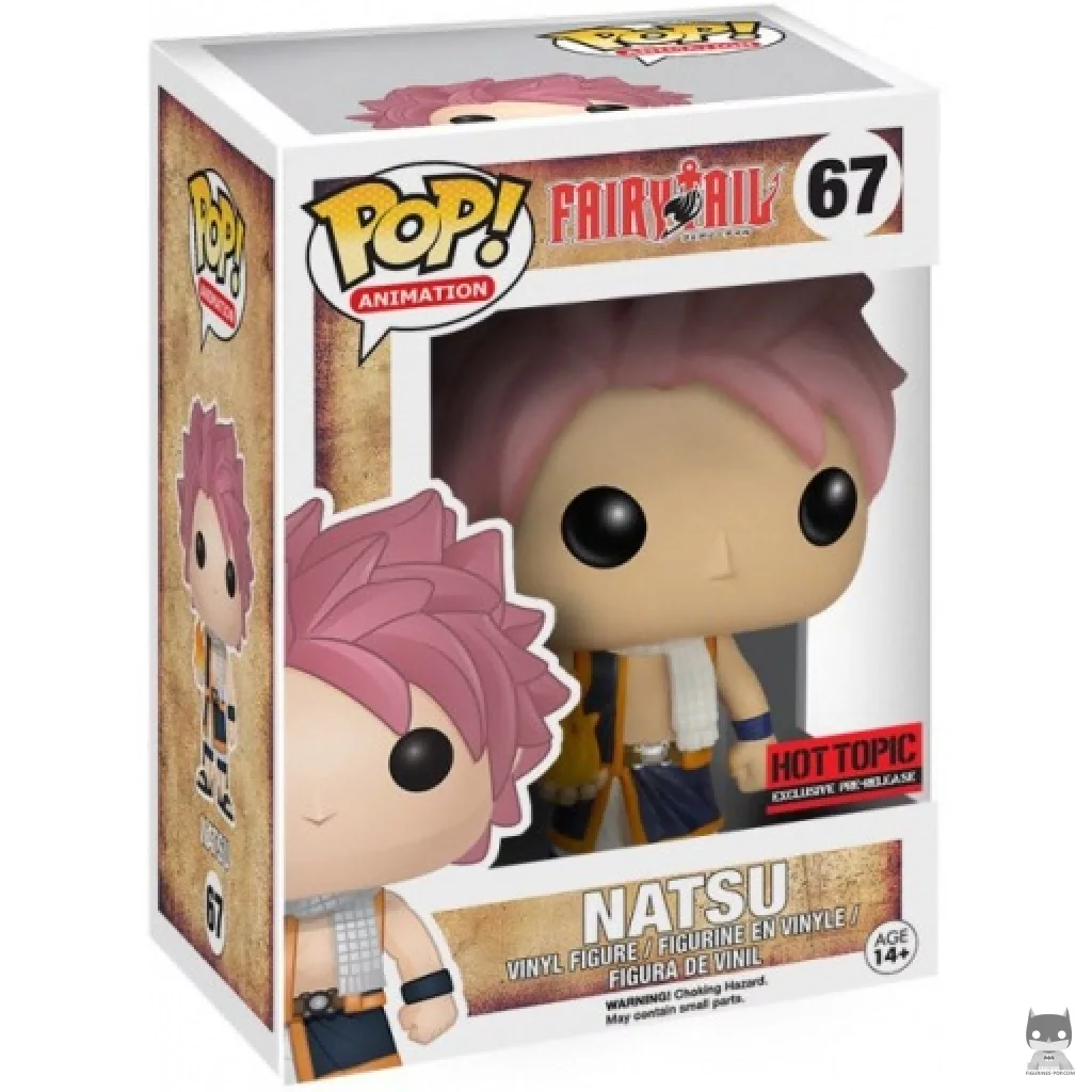 Figura Funko Pop! Natsu Dragneel en su caja