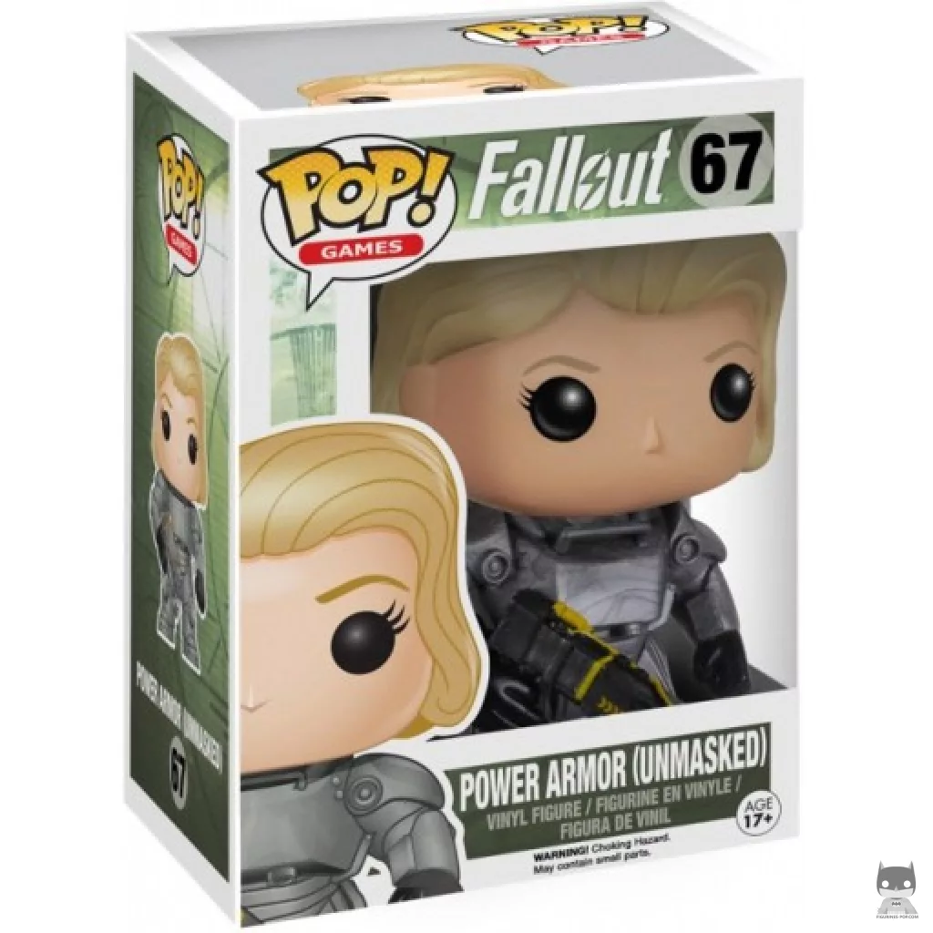 Figura Funko Pop! Servoarmadura (Mujer) (Sin máscara) en su caja