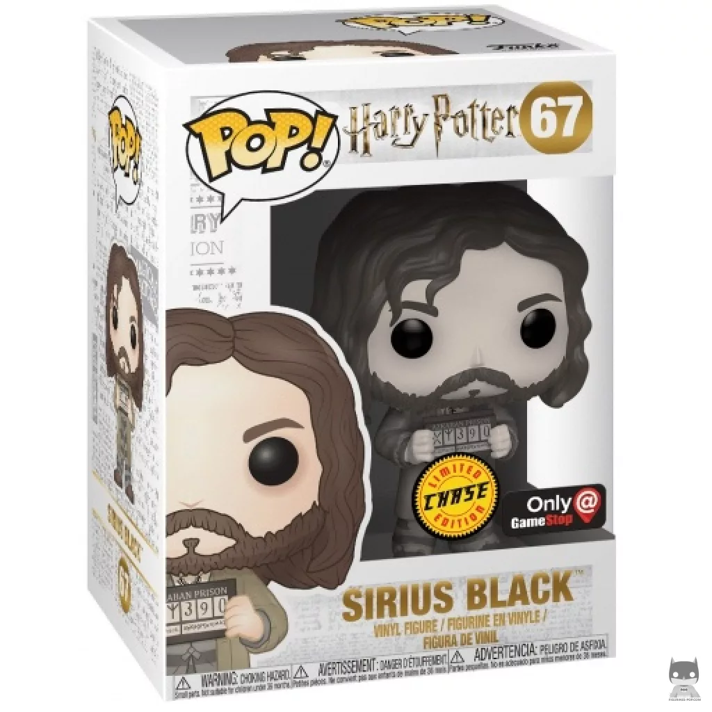 Figura Funko Pop! Sirius Black (Chase) en su caja
