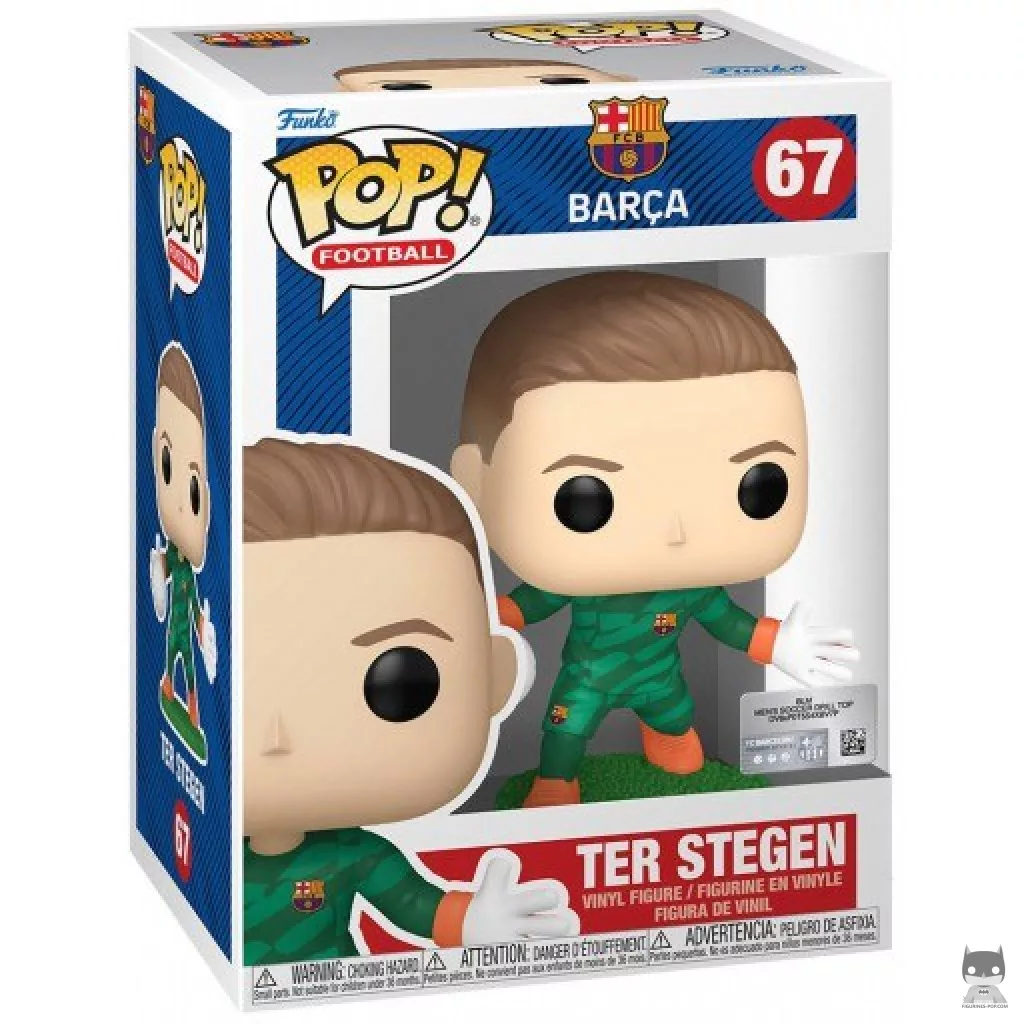Figura Funko Pop! Ter Stegen (FC Barcelona) en su caja