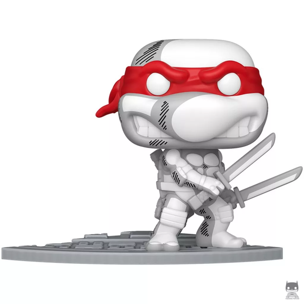 Figura Funko Pop! Leonardo (Dañado en combate) (Comic Deco) (Tortugas Ninja de Eastman y Laird)