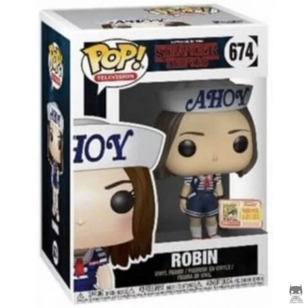 Figura Funko Pop! Robin Ahoy en su caja