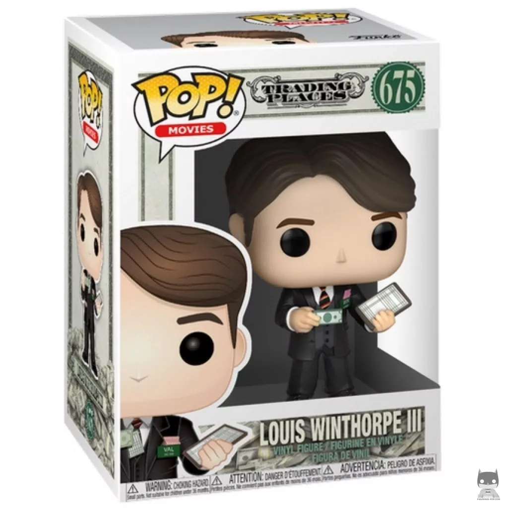 Figura Funko Pop! Louis Winthorpe III en su caja