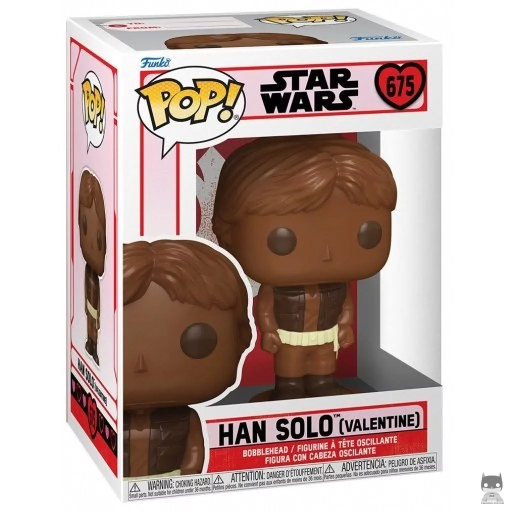Figura Funko Pop! Han Solo (Chocolate) en su caja