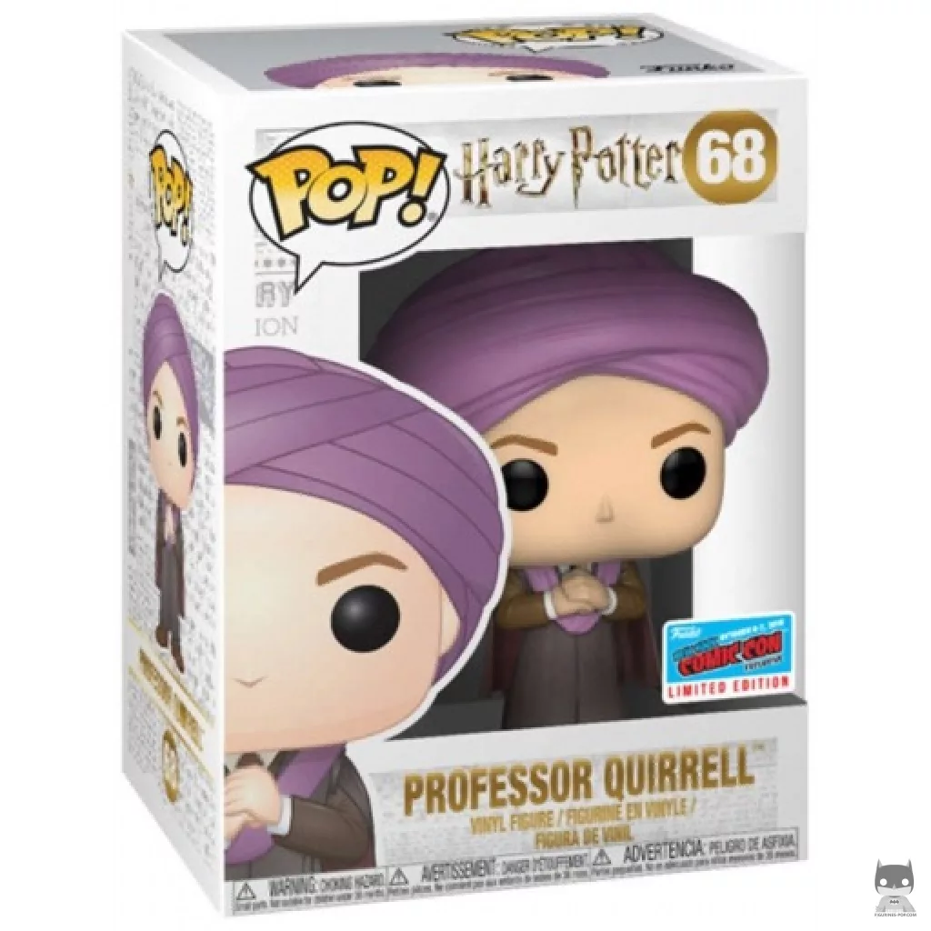 Figura Funko Pop! Profesor Quirrell en su caja