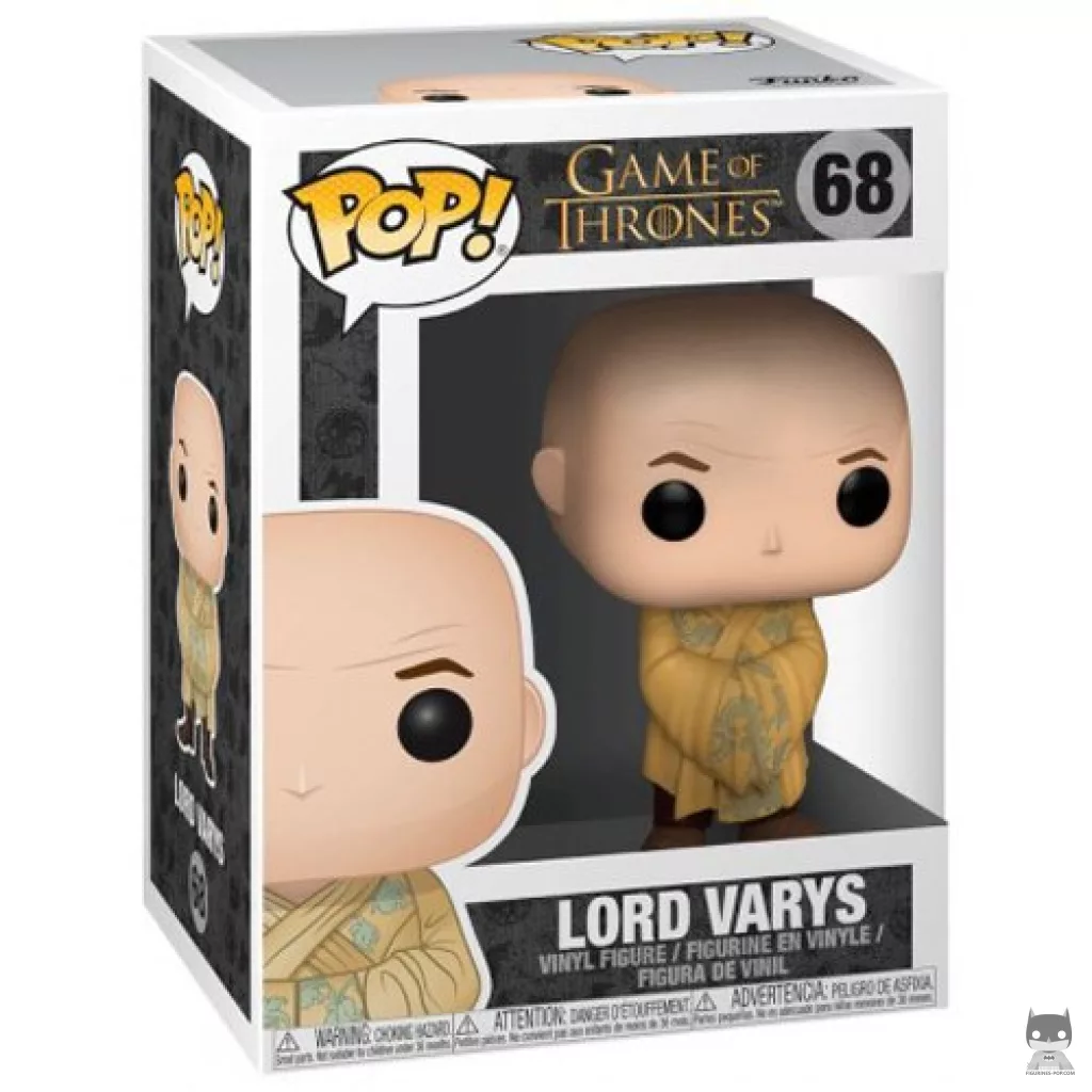Figura Funko Pop! Lord Varys en su caja