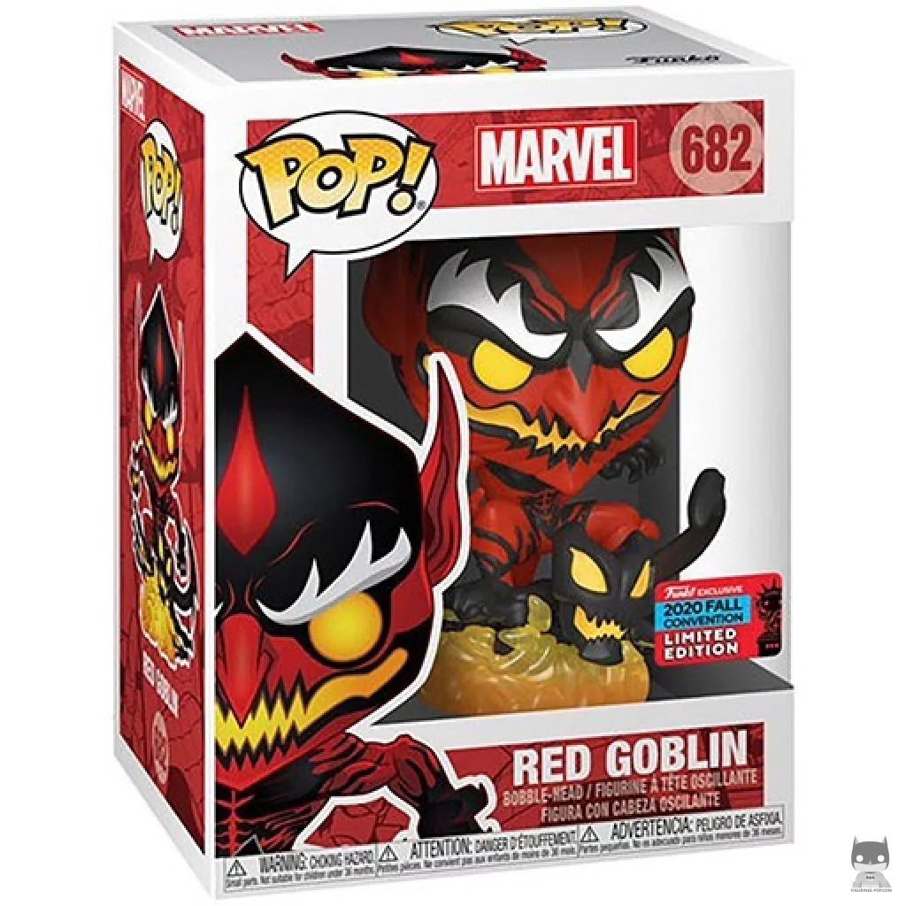 Figura Funko Pop! Duende Rojo en su caja