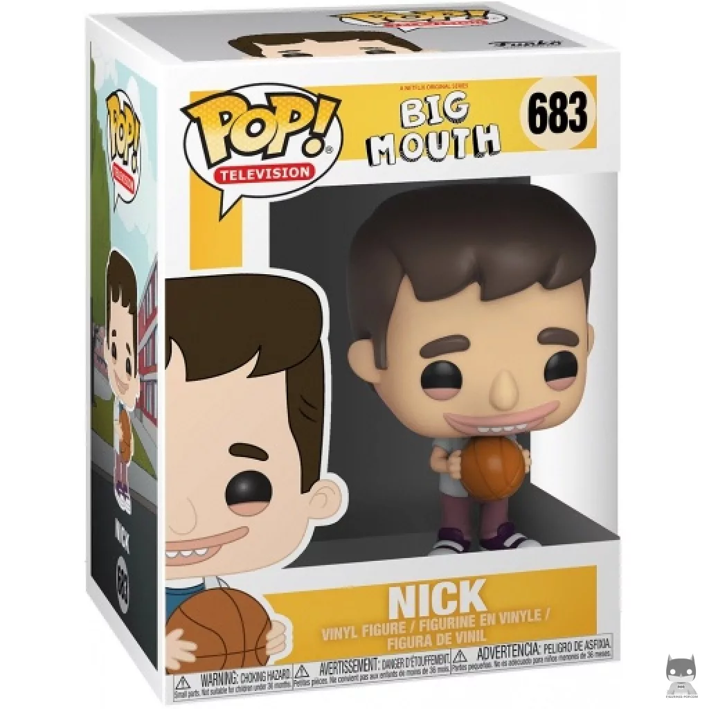 Figura Funko Pop! Nick en su caja