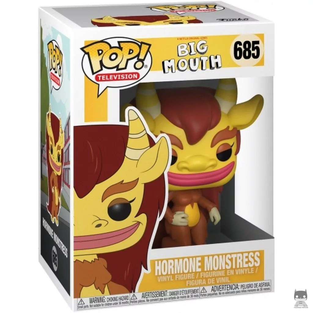 Figura Funko Pop! Monstrua de las hormonas en su caja