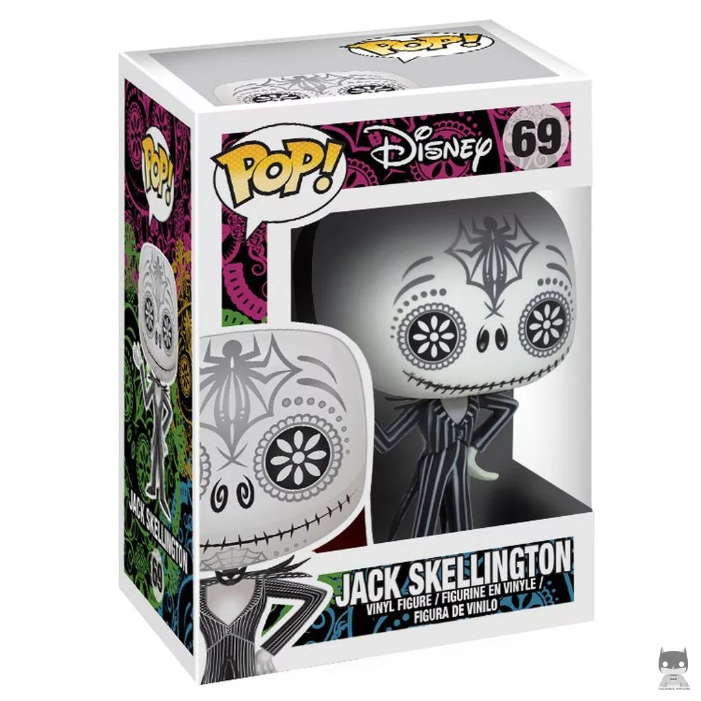 Figura Funko Pop! Jack Skellington (Día de los Muertos) en su caja