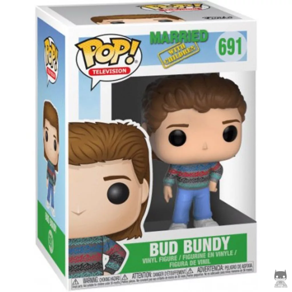 Figura Funko Pop! Bud Bundy en su caja