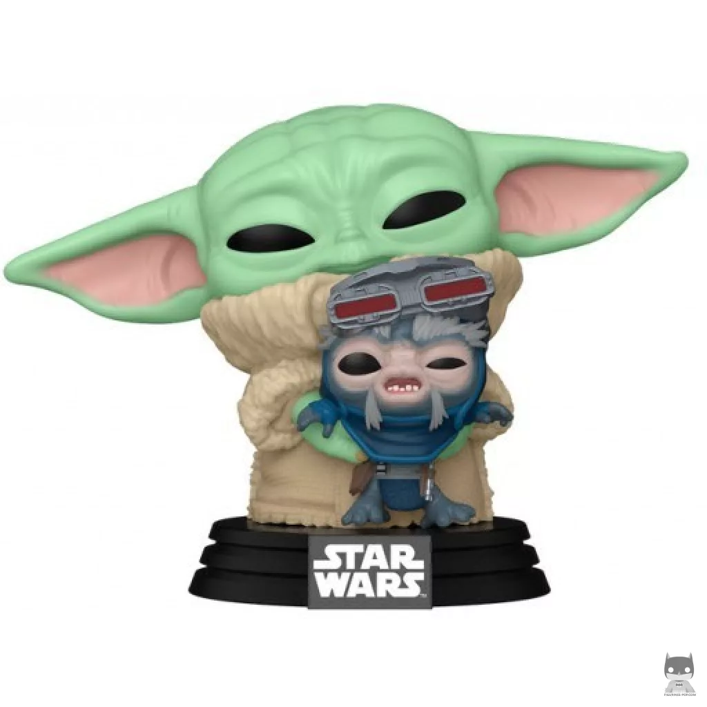 Figura Funko Pop! Grogu con un herrero de droides anzellano (The Mandalorian (Star Wars))