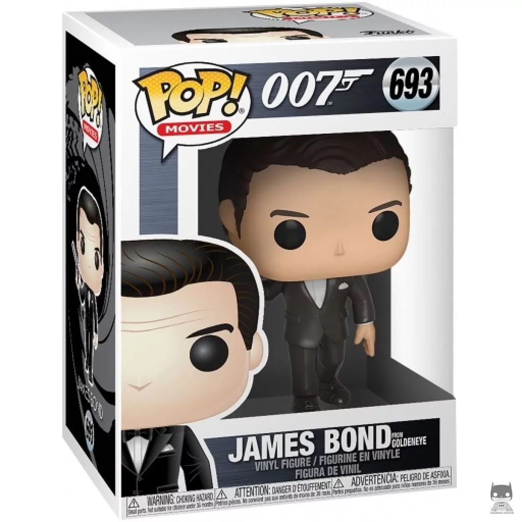 Figura Funko Pop! James Bond (GoldenEye) en su caja