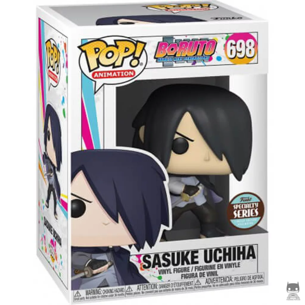 Figura Funko Pop! Sasuke Uchiha en su caja