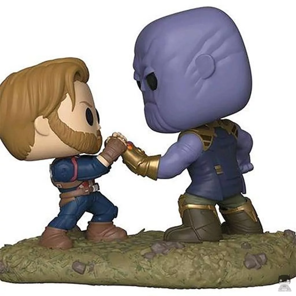 Figura Funko Pop! Capitán América vs Thanos (Vengadores: Infinity War)