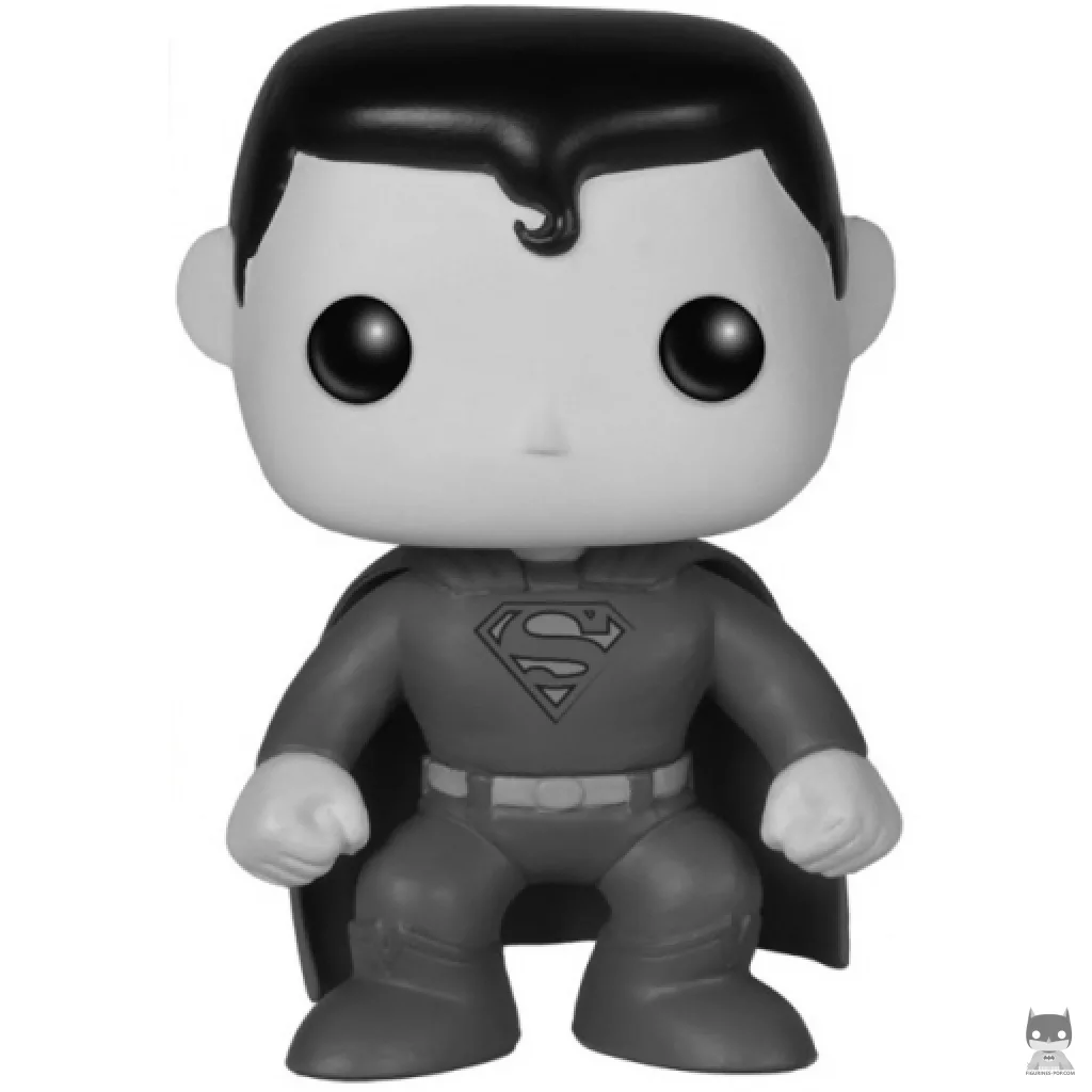 Figura Funko Pop! Superman (Blanco y negro) (DC Super Heroes)