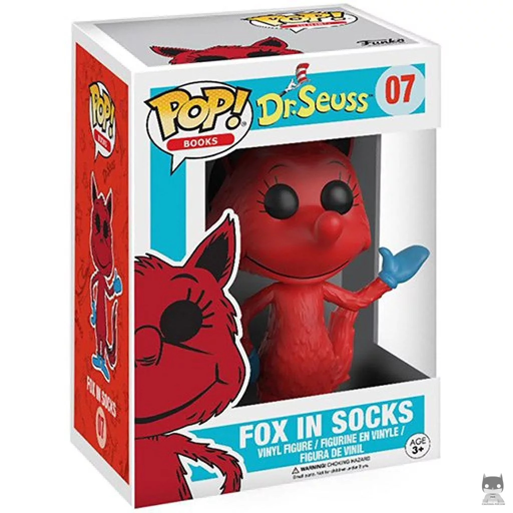Figura Funko Pop! Fox in Socks en su caja