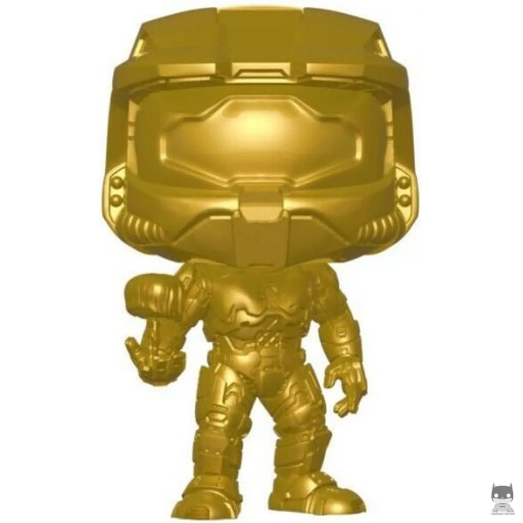 Figura Funko Pop! Jefe Maestro con Cortana (Dorado) (Halo)