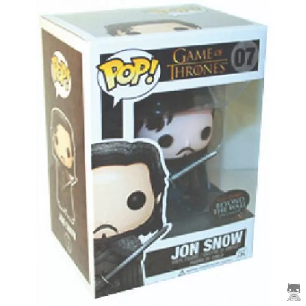 Figura Funko Pop! Jon Nieve (Nevado) en su caja