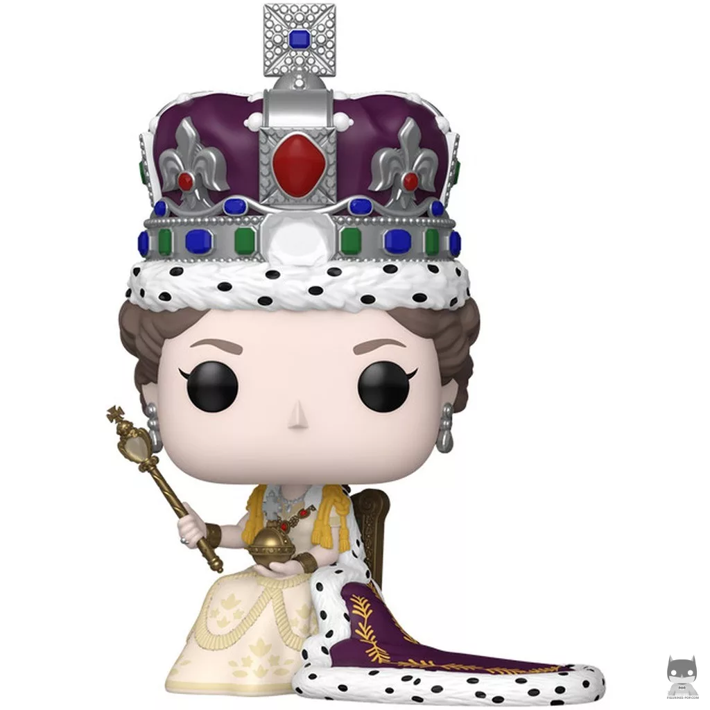 Figura Funko Pop! Reina Isabel II (Coronación) (La familia real)