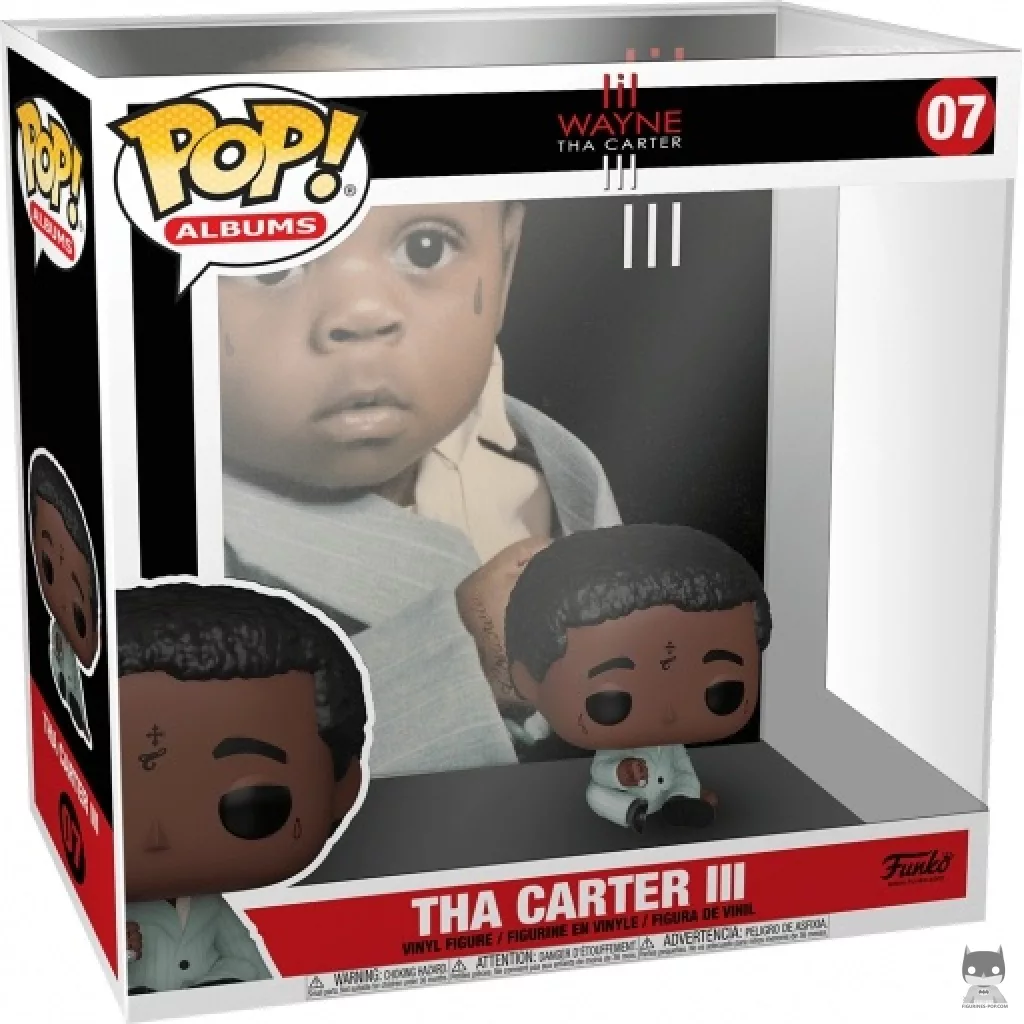 Figura Funko Pop! Lil Wayne: Tha Carter III en su caja