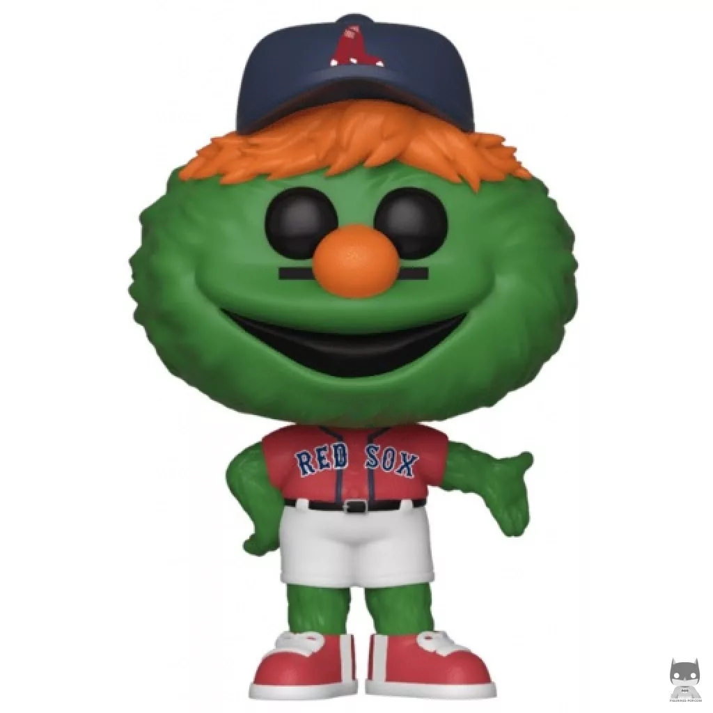 Figura Funko Pop! Wally The Green Monster (Rojo) (Mascotas MLB)