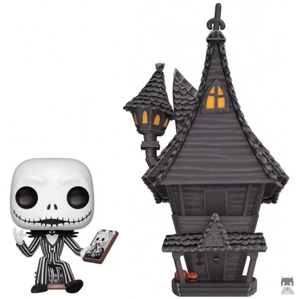 Figura Funko Pop! Jack Skellington & la casa de Jack (Pesadilla antes de Navidad)