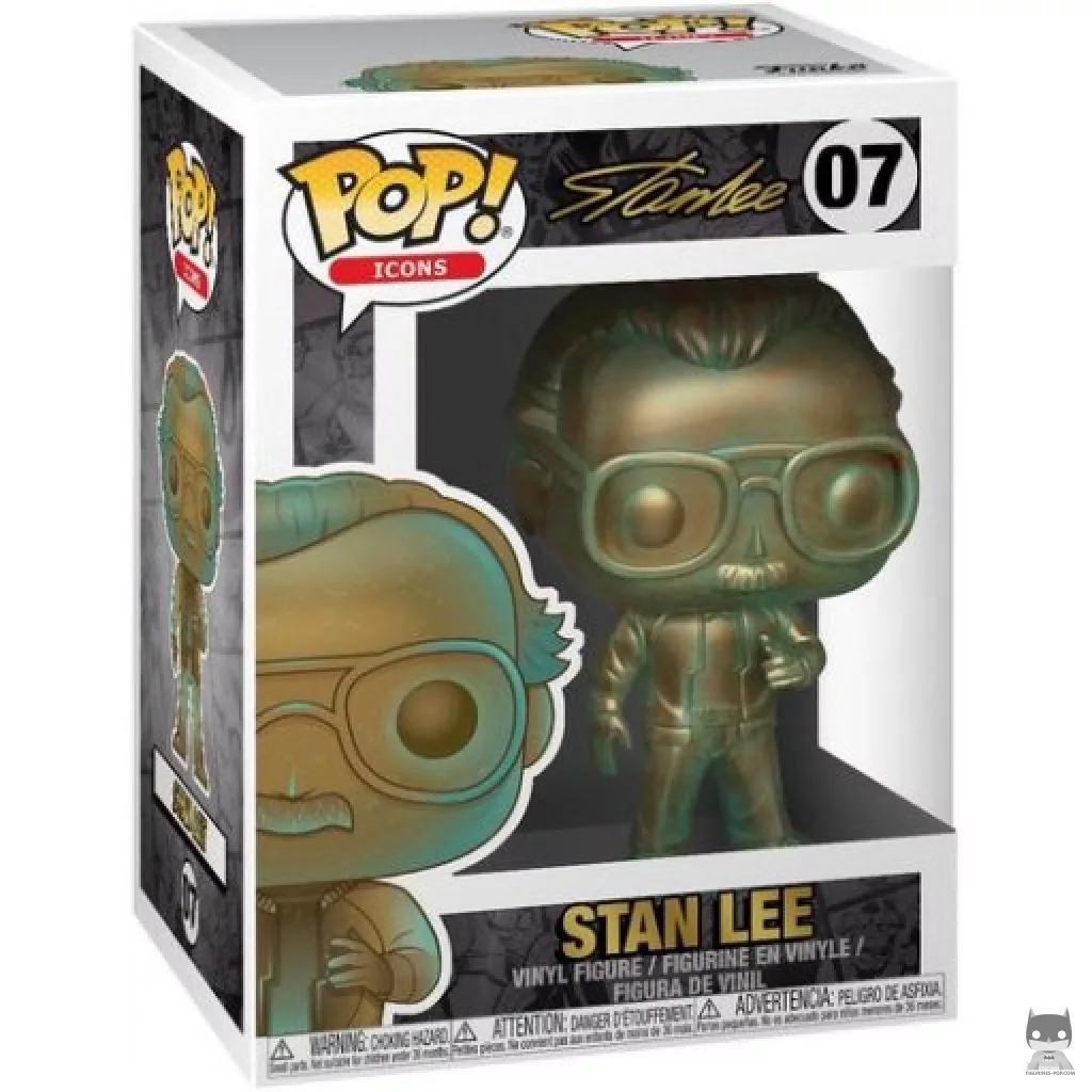 Figura Funko Pop! Stan Lee (Pátina) en su caja