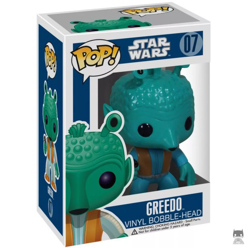 Figura Funko Pop! Greedo (Original) en su caja