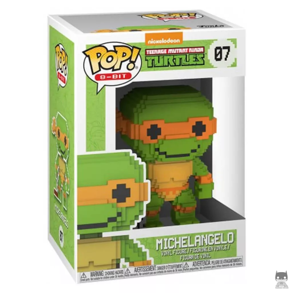 Figura Funko Pop! Miguel Ángel (8-bit) en su caja