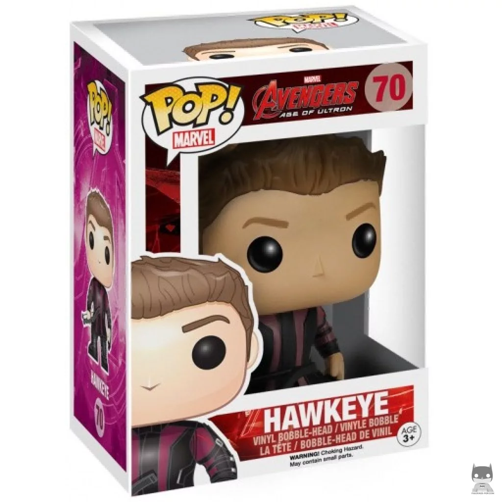 Figura Funko Pop! Ojo de Halcón en su caja