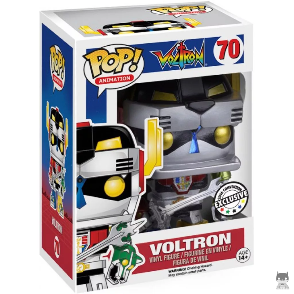 Figura Funko Pop! Voltron (Metalizado) en su caja