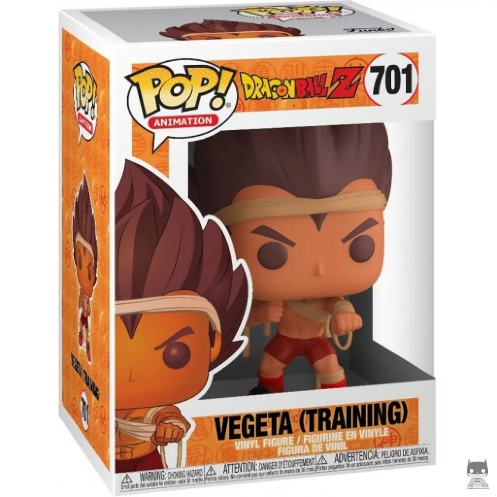 Figura Funko Pop! Vegeta entrenando en su caja