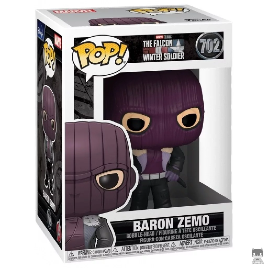 Figura Funko Pop! Barón Zemo en su caja