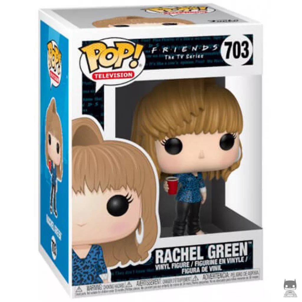 Figura Funko Pop! Rachel Green (Años 80) en su caja