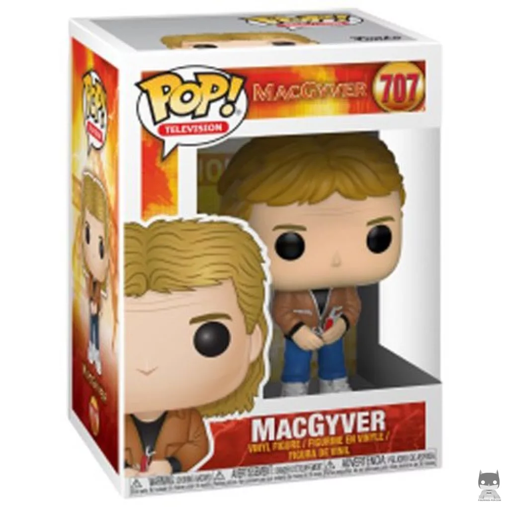 Figura Funko Pop! MacGyver en su caja