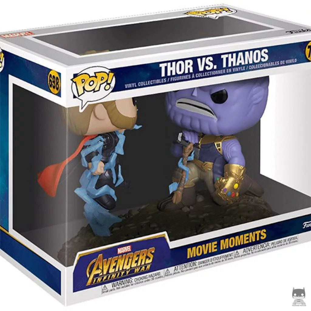 Figura Funko Pop! Thor vs Thanos en su caja
